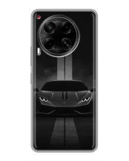 Чехол для TECNO Camon 30 (CL6) с картинкой «Lamborghini симметрия дорог» Чехол для TECNO Camon 30 (CL6) с картинкой «Lamborghini симметрия дорог»