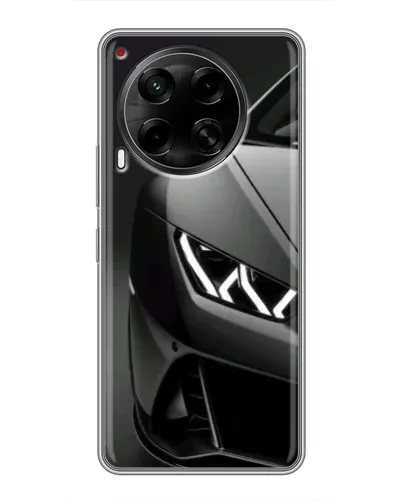 Чехол для TECNO Camon 30 (CL6) с картинкой «Lamborghini фары детализация»