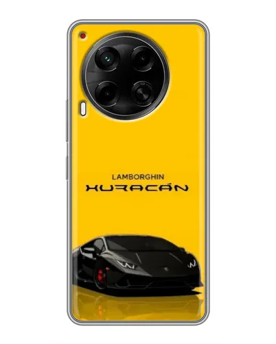 Чехол для TECNO Camon 30 (CL6) с картинкой «Lamborghini Huracan черный»