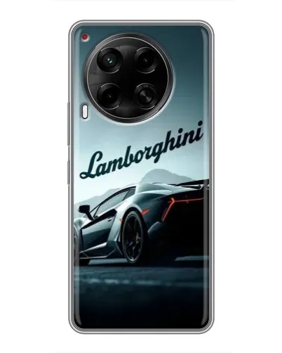 Чехол для TECNO Camon 30 (CL6) с картинкой «Классическая надпись Lamborghini»
