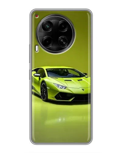 Чехол для TECNO Camon 30 (CL6) с картинкой «Салатовый Lamborghini Huracan» Чехол для TECNO Camon 30 (CL6) с картинкой «Салатовый Lamborghini Huracan»