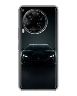 Чехол для TECNO Camon 30 (CL6) с картинкой «Черный Lamborghini Aventador» Чехол для TECNO Camon 30 (CL6) с картинкой «Черный Lamborghini Aventador»