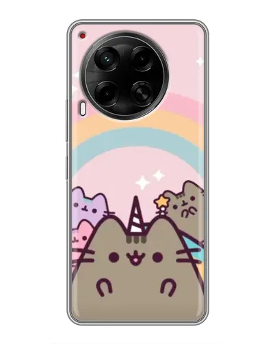 Чехол для TECNO Camon 30 (CL6) с картинкой «Единорог Pusheen» Чехол для TECNO Camon 30 (CL6) с картинкой «Единорог Pusheen»