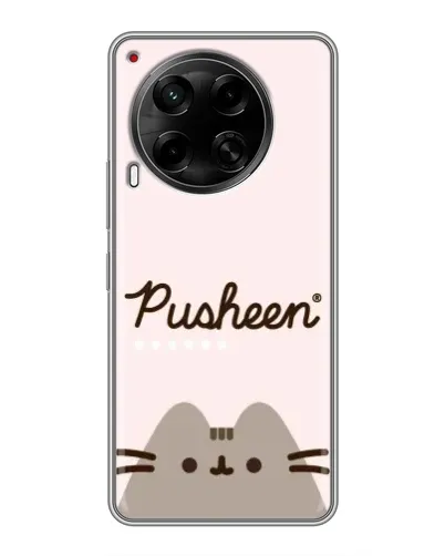 Чехол для TECNO Camon 30 (CL6) с картинкой «Pusheen логотип» Чехол для TECNO Camon 30 (CL6) с картинкой «Pusheen логотип»