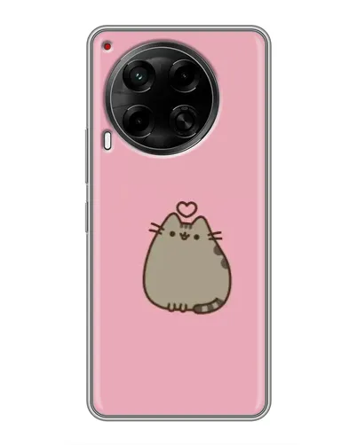 Чехол для TECNO Camon 30 (CL6) с картинкой «Pusheen сердце» Чехол для TECNO Camon 30 (CL6) с картинкой «Pusheen сердце»