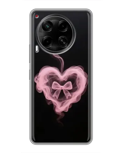 Чехол для TECNO Camon 30 (CL6) с картинкой «Дымчатое сердце»