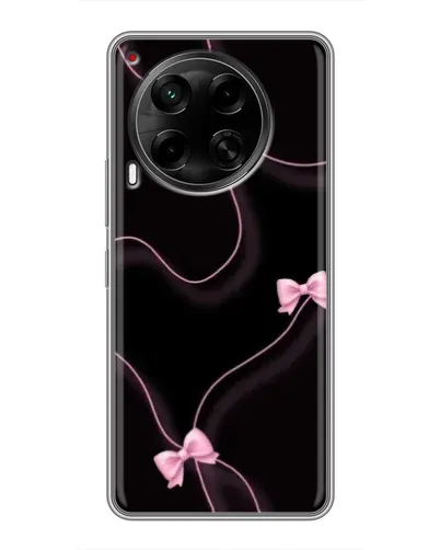 Чехол для TECNO Camon 30 (CL6) с картинкой «Розовые ленты»