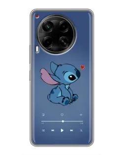 Чехол для TECNO Camon 30 (CL6) с картинкой «Музыкальный Stitch»