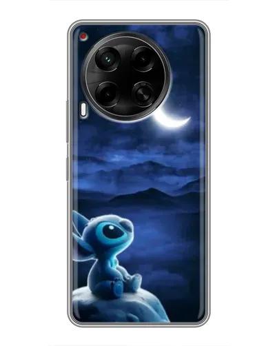Чехол для TECNO Camon 30 (CL6) с картинкой «Лунная ночь Стича»