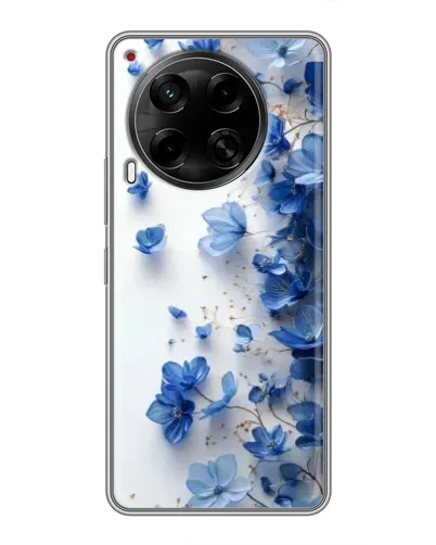 Чехол для TECNO Camon 30 (CL6) с картинкой «Голубой цветочный каскад» Чехол для TECNO Camon 30 (CL6) с картинкой «Голубой цветочный каскад»