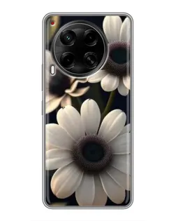 Чохол для TECNO Camon 30 (CL6) з картинкою «Білі маргаритки макро» Чохол для TECNO Camon 30 (CL6) з картинкою «Білі маргаритки макро»