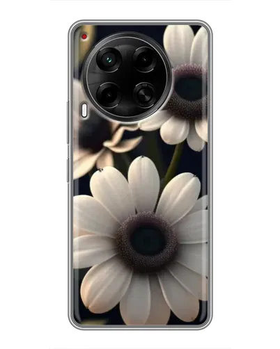 Чехол для TECNO Camon 30 (CL6) с картинкой «Белые маргаритки макро» Чехол для TECNO Camon 30 (CL6) с картинкой «Белые маргаритки макро»