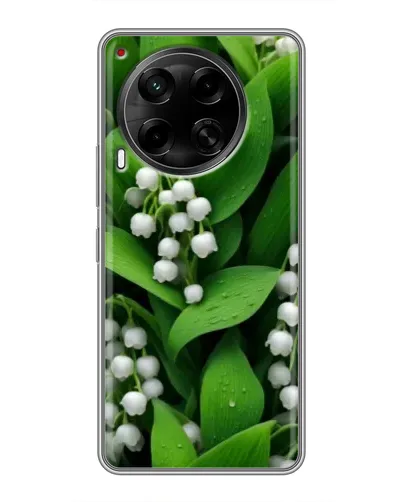 Чехол для TECNO Camon 30 (CL6) с картинкой «Ландыши в зелени» Чехол для TECNO Camon 30 (CL6) с картинкой «Ландыши в зелени»