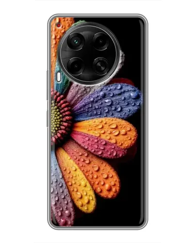 Чехол для TECNO Camon 30 (CL6) с картинкой «Радужный цветок» Чехол для TECNO Camon 30 (CL6) с картинкой «Радужный цветок»
