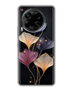Чохол для TECNO Camon 30 (CL6) з картинкою «Лілові квіти грації» Чохол для TECNO Camon 30 (CL6) з картинкою «Лілові квіти грації»