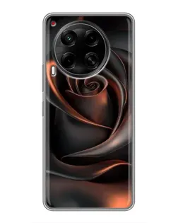 Чохол для TECNO Camon 30 (CL6) з картинкою «Шовкова чорна троянда» Чохол для TECNO Camon 30 (CL6) з картинкою «Шовкова чорна троянда»