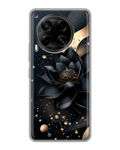 Чехол для TECNO Camon 30 (CL6) с картинкой «Черный лотос» Чехол для TECNO Camon 30 (CL6) с картинкой «Черный лотос»
