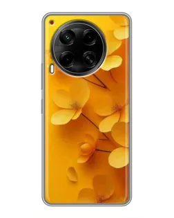 Чохол для TECNO Camon 30 (CL6) з картинкою «Золоті пелюстки» Чохол для TECNO Camon 30 (CL6) з картинкою «Золоті пелюстки»