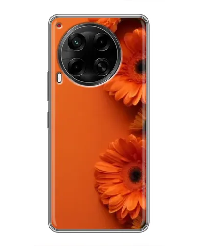 Чехол для TECNO Camon 30 (CL6) с картинкой «Оранжевые герберы» Чехол для TECNO Camon 30 (CL6) с картинкой «Оранжевые герберы»