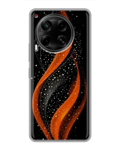 Чехол для TECNO Camon 30 (CL6) с картинкой «Огненная звездная волна»