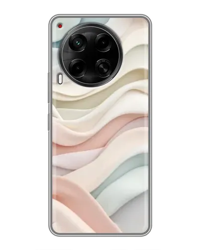 Чехол для TECNO Camon 30 (CL6) с картинкой «Пастельные нежные волны»
