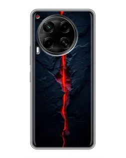 Чехол для TECNO Camon 30 (CL6) с картинкой «Kрасная лавовая трещина» Чехол для TECNO Camon 30 (CL6) с картинкой «Kрасная лавовая трещина»