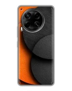 Чехол для TECNO Camon 30 (CL6) с картинкой «Геометрия оранжевых кругов» Чехол для TECNO Camon 30 (CL6) с картинкой «Геометрия оранжевых кругов»