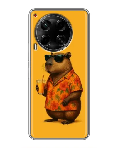 Чехол для TECNO Camon 30 (CL6) с картинкой «Капибара на отдыхе» Чехол для TECNO Camon 30 (CL6) с картинкой «Капибара на отдыхе»