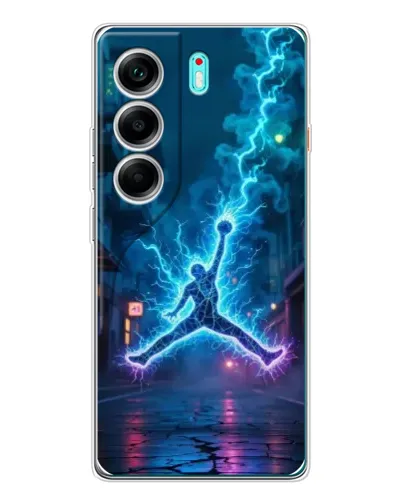 Чохол для TECNO Camon 40 з картинкою «Jordan Gold Jumpman» Чохол для TECNO Camon 40 з картинкою «Jordan Gold Jumpman»