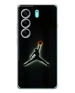 Чохол для TECNO Camon 40 з картинкою «Jordan Gradient Logo»