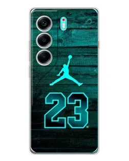 Чохол для TECNO Camon 40 з картинкою «Jordan Cyan 23»