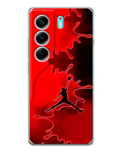 Чохол для TECNO Camon 40 з картинкою «Jordan Red Smoke» Чохол для TECNO Camon 40 з картинкою «Jordan Red Smoke»