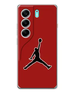 Чохол для TECNO Camon 40 з картинкою «Jordan Red Back»
