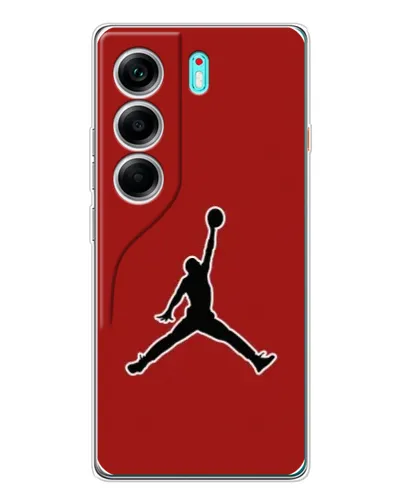Чохол для TECNO Camon 40 з картинкою «Jordan Red Back» Чохол для TECNO Camon 40 з картинкою «Jordan Red Back»