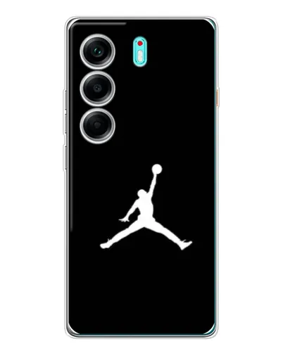 Чохол для TECNO Camon 40 з картинкою «Jordan Silhouette» Чохол для TECNO Camon 40 з картинкою «Jordan Silhouette»