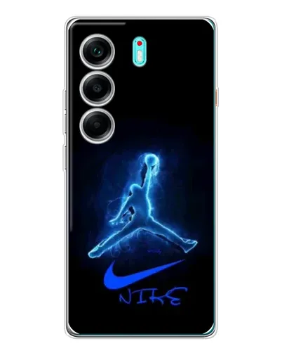 Чохол для TECNO Camon 40 з картинкою «Jordan Neon Blue» Чохол для TECNO Camon 40 з картинкою «Jordan Neon Blue»