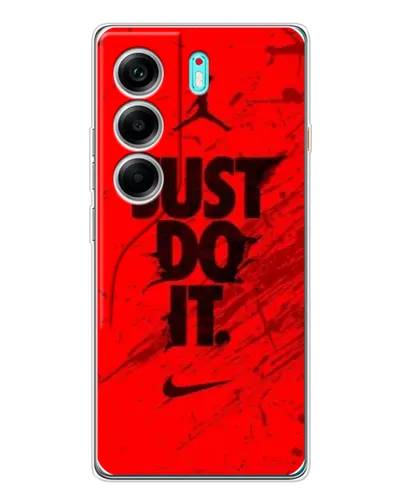 Чохол для TECNO Camon 40 з картинкою «Nike Just Do It» Чохол для TECNO Camon 40 з картинкою «Nike Just Do It»