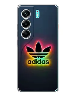 Чохол для TECNO Camon 40 з картинкою «Неоновий Adidas»