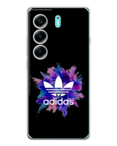 Чохол для TECNO Camon 40 з картинкою «Вибух фарб Adidas» Чохол для TECNO Camon 40 з картинкою «Вибух фарб Adidas»