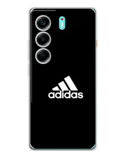 Чохол для TECNO Camon 40 з картинкою «Чорна класика Adidas»