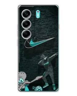 Чохол для TECNO Camon 40 з картинкою «Спортивний арт Nike»