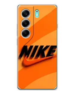 Чохол для TECNO Camon 40 з картинкою «Помаранчевий драйв Nike»