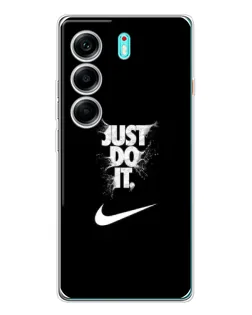 Чохол для TECNO Camon 40 з картинкою «Текстовий принт Nike»