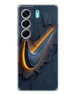 Чохол для TECNO Camon 40 з картинкою «Об'ємний логотип Найк»