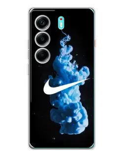 Чохол для TECNO Camon 40 з картинкою «Nike та синій дим»