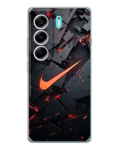 Чохол для TECNO Camon 40 з картинкою «Nike — ефект розломів» Чохол для TECNO Camon 40 з картинкою «Nike — ефект розломів»
