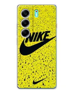 Чохол для TECNO Camon 40 з картинкою «Жовтий текстурний Nike»