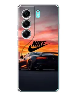 Чохол для TECNO Camon 40 з картинкою «Nike та суперкар»