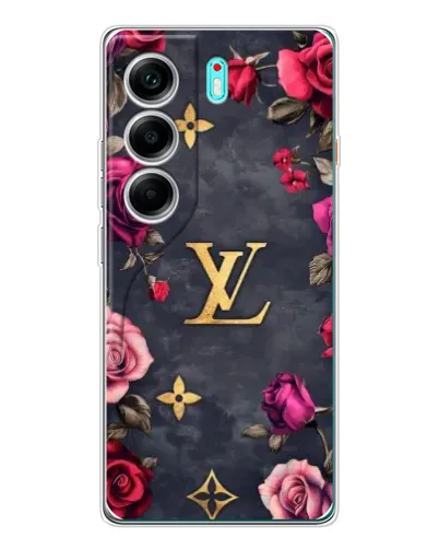 Чохол для TECNO Camon 40 з картинкою «Квітковий Louis Vuitton» Чохол для TECNO Camon 40 з картинкою «Квітковий Louis Vuitton»