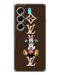 Чохол для TECNO Camon 40 з картинкою «LV та Міккі Маус»